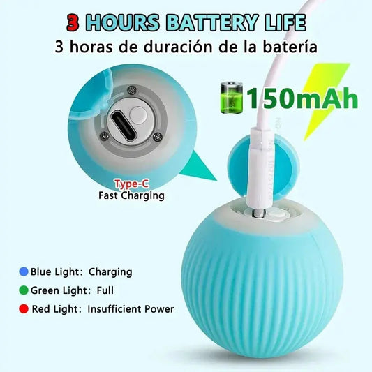Smart Rolling Cat & Dog Interactive Ball Toy