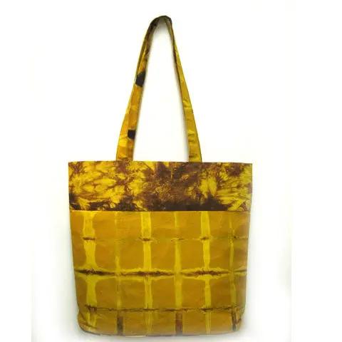 Tie Dye Tote Bag - Mustard