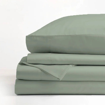 NNEDSZ Ddecor Home 1500 Thread count Premium Cotton Blend Sage King Sheet Set by Ddecor Home