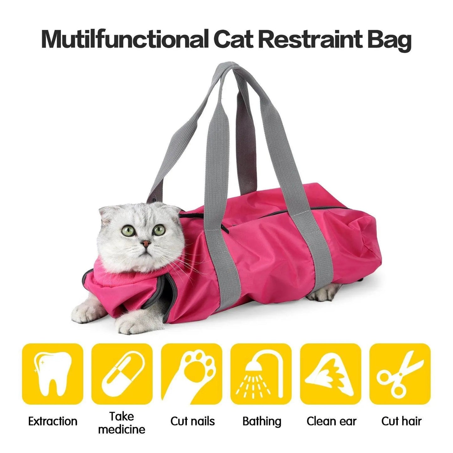 Anti-Scratch And Bite Cat Travel Bag With Double Lining - Stylish And Secure Pet Carrier