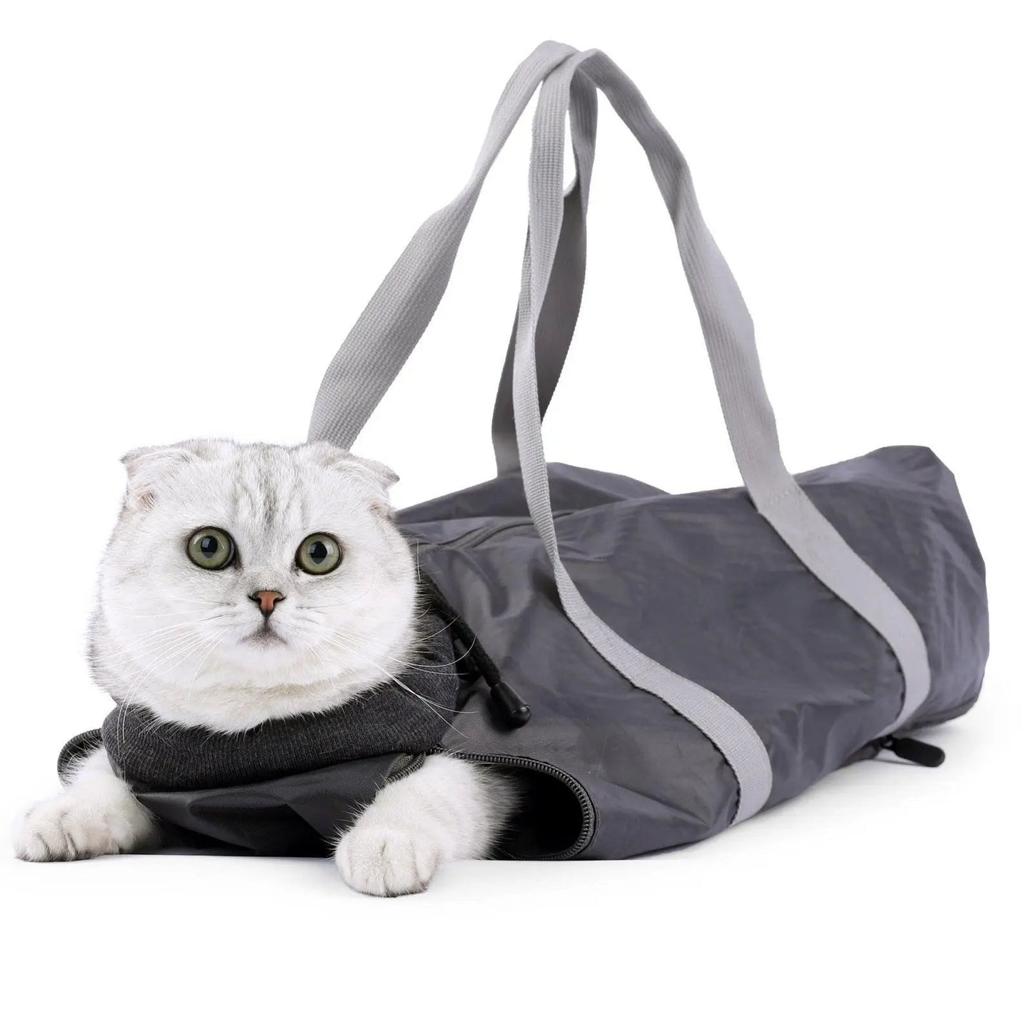 Anti-Scratch And Bite Cat Travel Bag With Double Lining - Stylish And Secure Pet Carrier