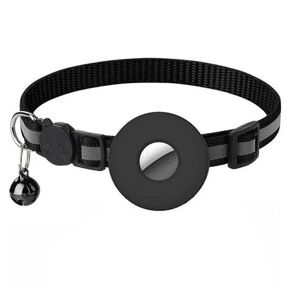 Reflective Adjustable Anti-Lost Pet Collar With Airtag Compatibility