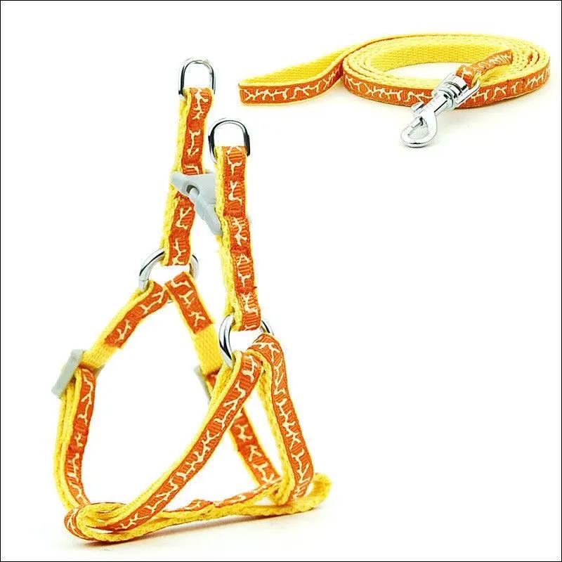 Pet Adventure Chest Strap Leash - Premium Quality Dog And Cat Walking Harness