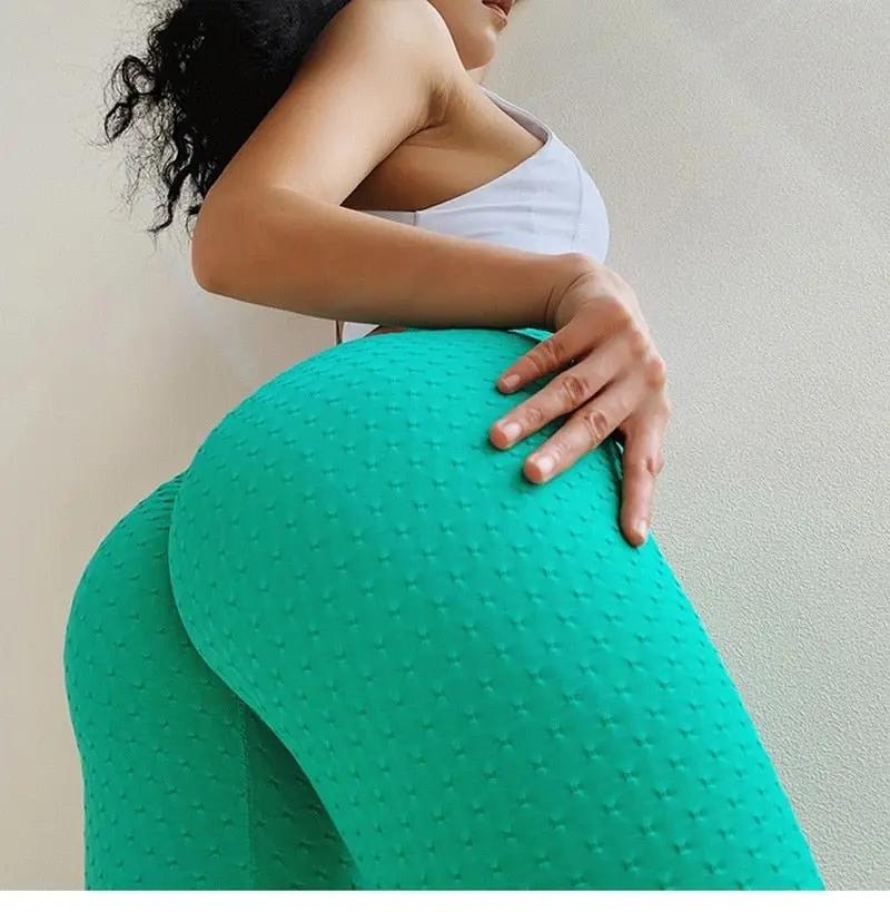 Candy Color Sports Leggings Women High Waist Yoga Pants