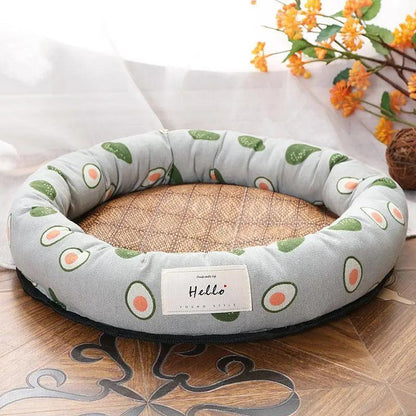 Cool Round Pet Nest: The Ultimate Summer Retreat For Cats And Dogs