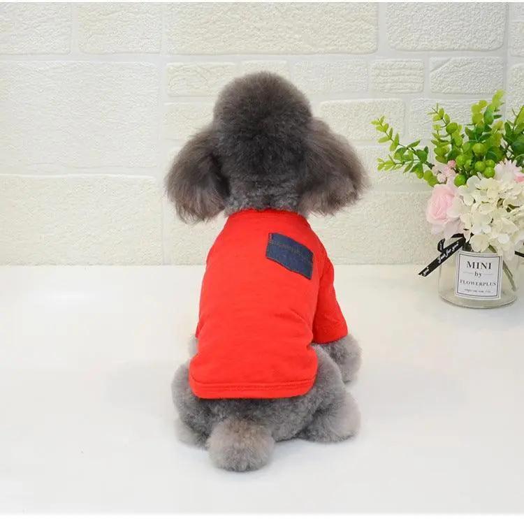 Cozy Cotton Dog Clothes: Stylish And Comfortable Two-Legged Apparel For Dogs