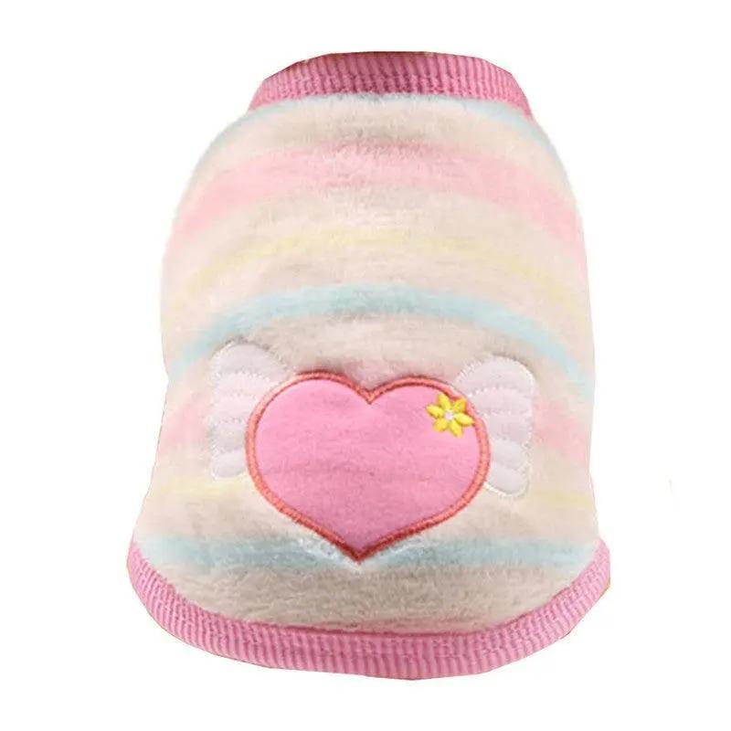 Cozy Flannel Teacup Small Milk Dog Cat Vest - Stylish And Warm Pet Apparel