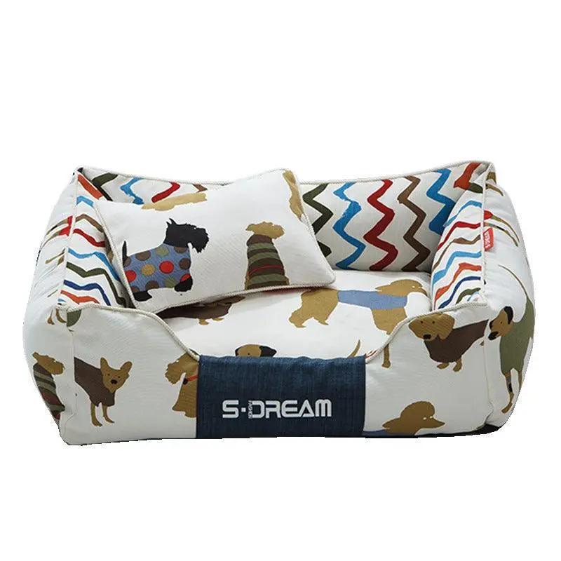 Cozy Haven: The Ultimate Removable And Washable Dog Cat Bed
