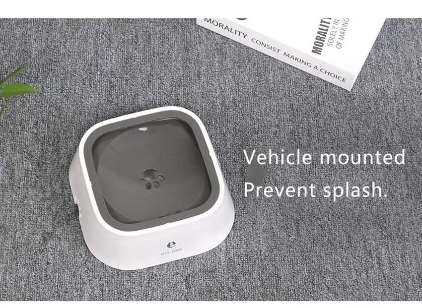Dog Water Bowl Portable Large Capacity Splash Proof Vehicle Carried Water Feeder Floating Bowl Durable Drinking Dish For Dog Cat