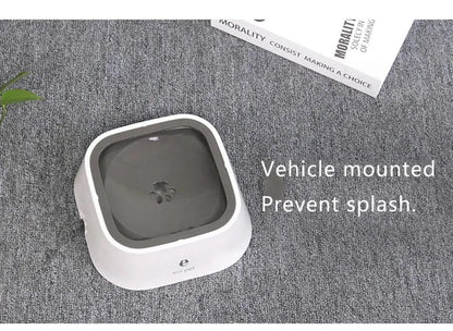 Dog Water Bowl Portable Large Capacity Splash Proof Vehicle Carried Water Feeder Floating Bowl Durable Drinking Dish For Dog Cat