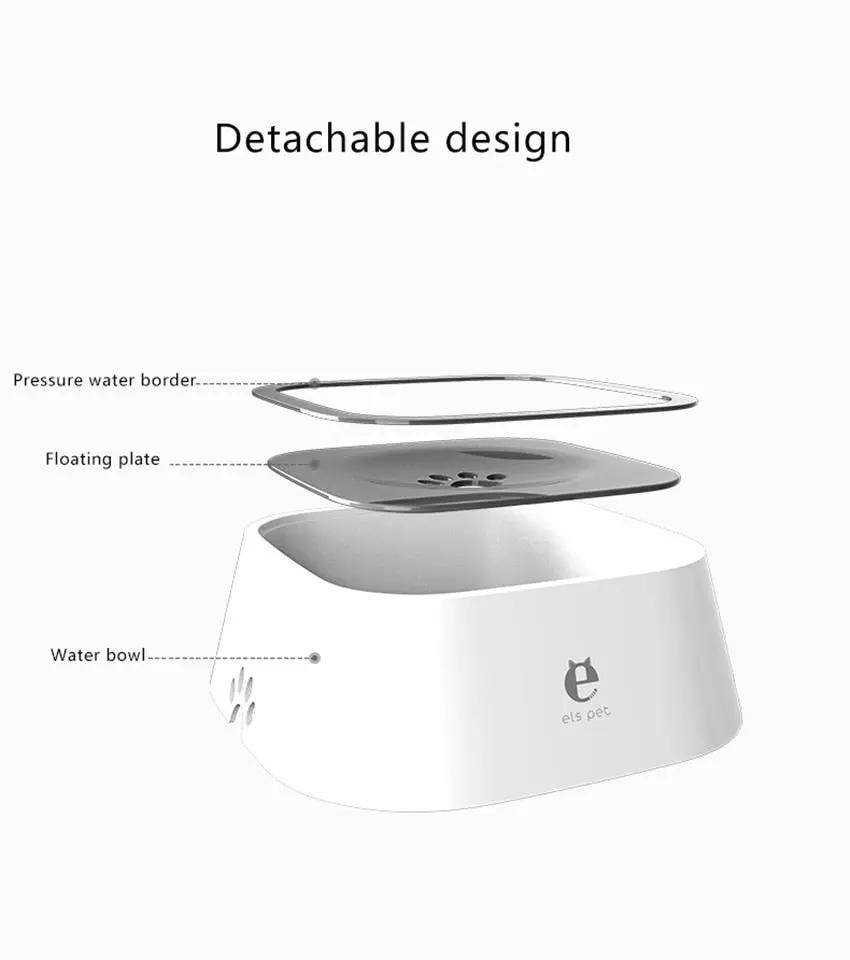 Dog Water Bowl Portable Large Capacity Splash Proof Vehicle Carried Water Feeder Floating Bowl Durable Drinking Dish For Dog Cat