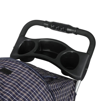 PaWz Large Pet Stroller Dog Cat Carrier Plaid