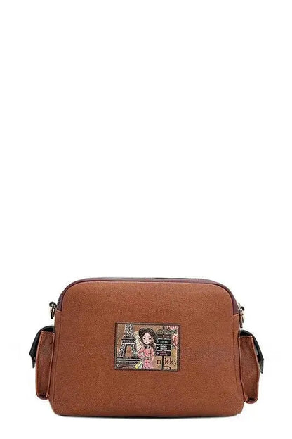 Nicole Lee USA Multi Pocket Messenger Bag