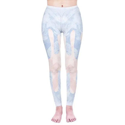 Fashion Women Legging Pink Tropics Printing With Multicolor Pattern Leggins High Elasticity Legins Fitness Pants Leggings