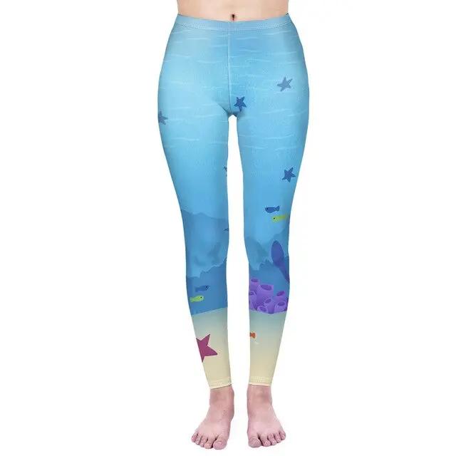 Fashion Women Legging Pink Tropics Printing With Multicolor Pattern Leggins High Elasticity Legins Fitness Pants Leggings