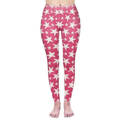 Fashion Women Legging Pink Tropics Printing With Multicolor Pattern Leggins High Elasticity Legins Fitness Pants Leggings