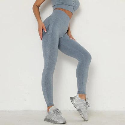 Women High Waist Seamless Leggings Gym Leggings Sport Fitness Legins Sportowe Yoga Pants Scrunch Butt Leggings Running